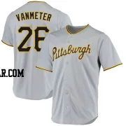 Josh VanMeter Men's Pittsburgh Pirates Gray Replica Road Jersey