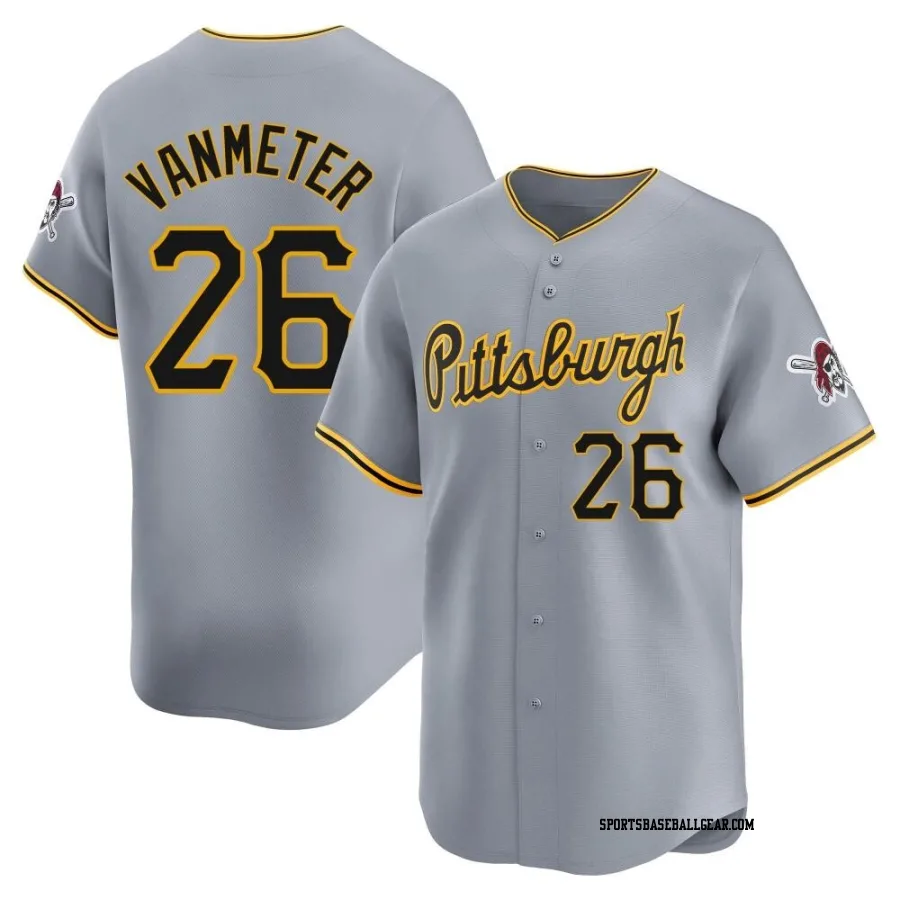 Josh VanMeter Youth Pittsburgh Pirates Gray Limited Away Jersey