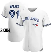 Josh Walker Men's Toronto Blue Jays White Authentic Home Jersey