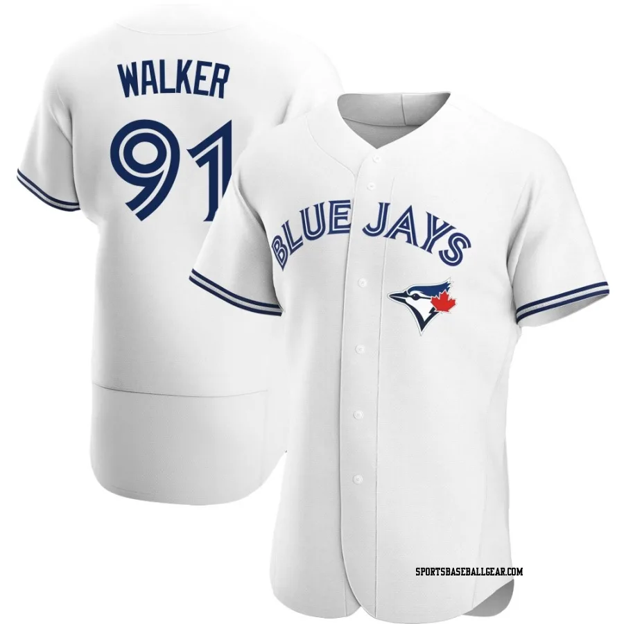 Josh Walker Men's Toronto Blue Jays White Authentic Home Jersey