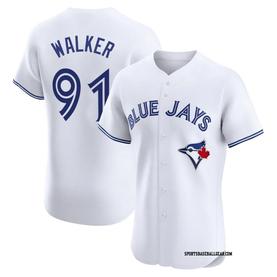 Josh Walker Men's Toronto Blue Jays White Elite Home Jersey