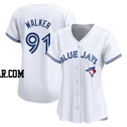 Josh Walker Women's Toronto Blue Jays White Limited Home Jersey