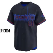 Josh Walker Youth Toronto Blue Jays Black Limited 2024 City Connect Jersey