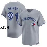 Josh Walker Youth Toronto Blue Jays Gray Limited Away Jersey