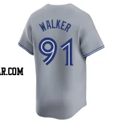 Josh Walker Youth Toronto Blue Jays Gray Limited Away Jersey