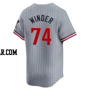 Josh Winder Men's Minnesota Twins Gray Limited Road Jersey