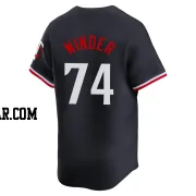 Josh Winder Men's Minnesota Twins Navy Limited Alternate Jersey