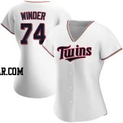 Josh Winder Women's Minnesota Twins White Authentic Home Jersey