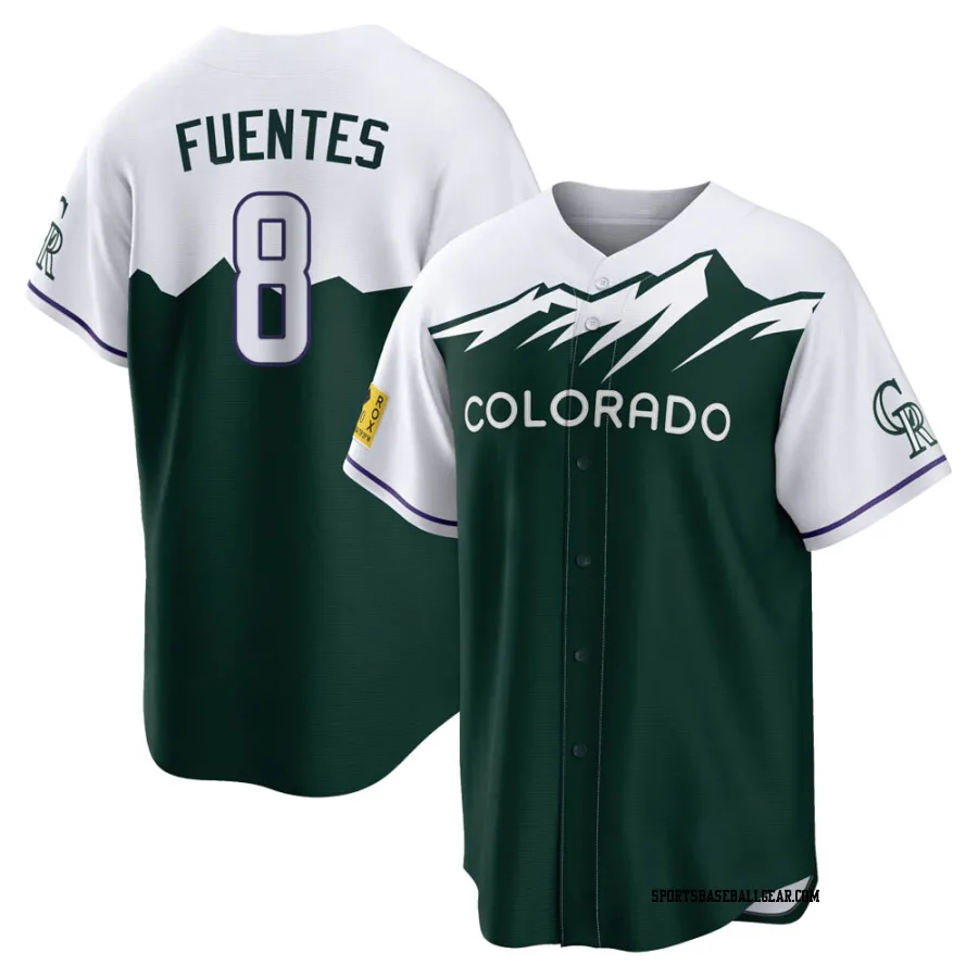 Joshua Fuentes Youth Colorado Rockies Green Replica 2022 City Connect Jersey