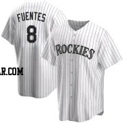 Joshua Fuentes Youth Colorado Rockies White Replica Home Jersey