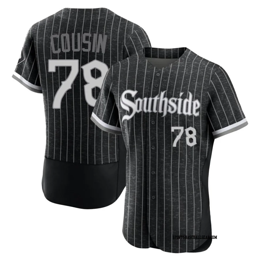 Josimar Cousin Men's Chicago White Sox Black Authentic 2021 City Connect Jersey