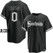 Josimar Cousin Men's Chicago White Sox Black Replica 2021 City Connect Jersey