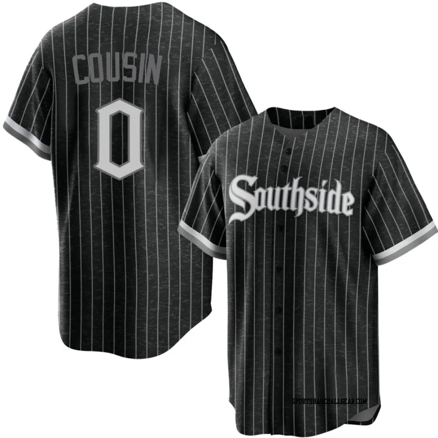 Josimar Cousin Men's Chicago White Sox Black Replica 2021 City Connect Jersey