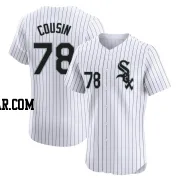 Josimar Cousin Men's Chicago White Sox White Elite Home Jersey