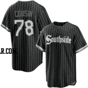 Josimar Cousin Youth Chicago White Sox Black Replica 2021 City Connect Jersey