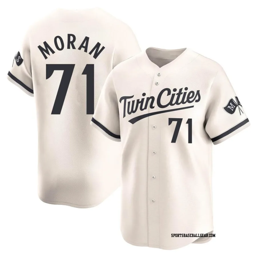 Jovani Moran Men's Minnesota Twins Cream Limited Alternate Jersey