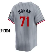 Jovani Moran Men's Minnesota Twins Gray Limited Road Jersey