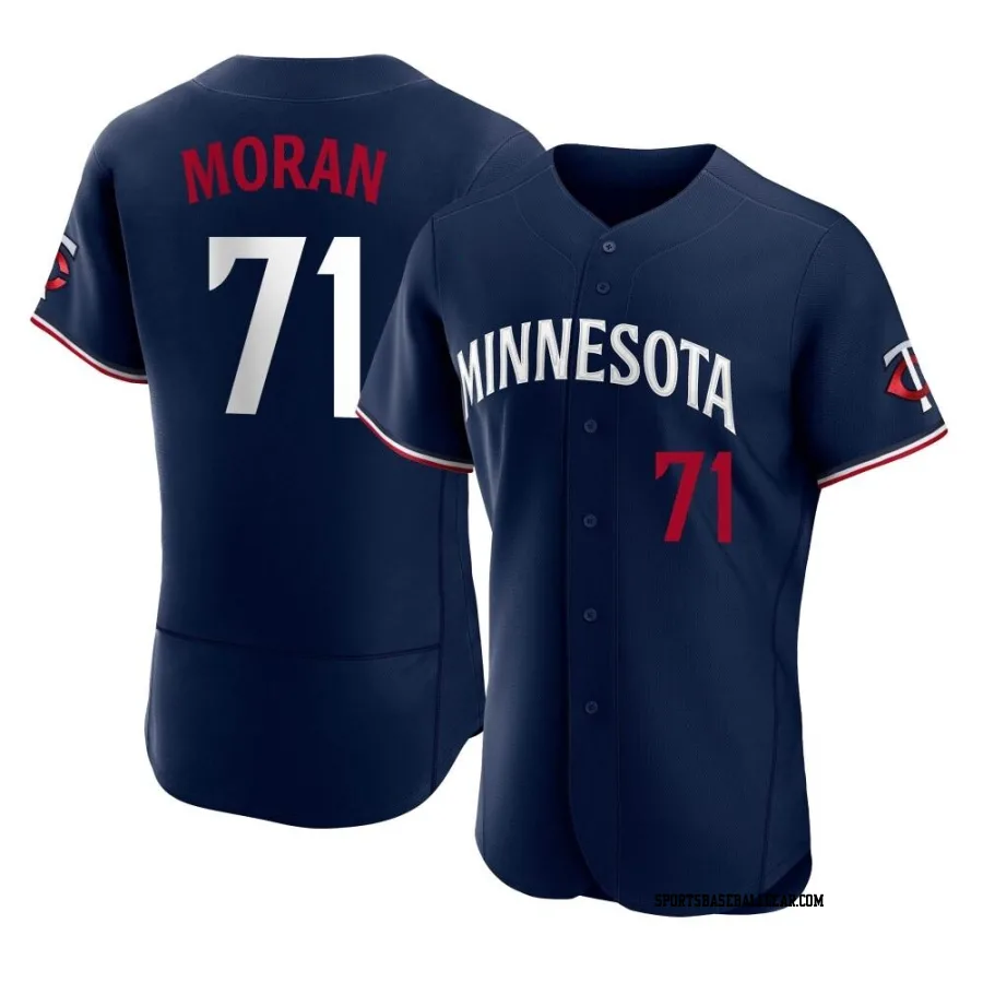 Jovani Moran Men's Minnesota Twins Navy Authentic Alternate Jersey