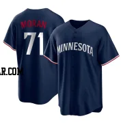 Jovani Moran Men's Minnesota Twins Navy Replica Alternate Jersey