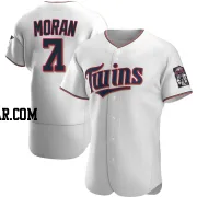 Jovani Moran Men's Minnesota Twins White Authentic Home Jersey