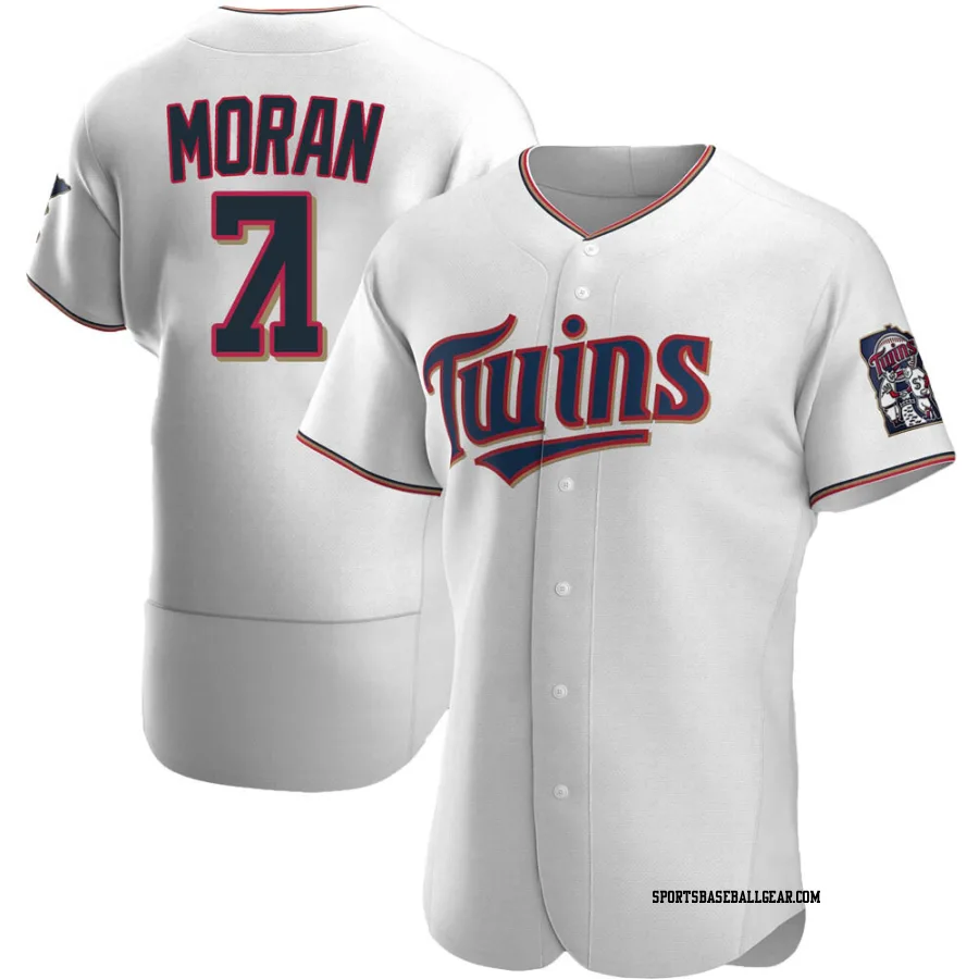 Jovani Moran Men's Minnesota Twins White Authentic Home Jersey