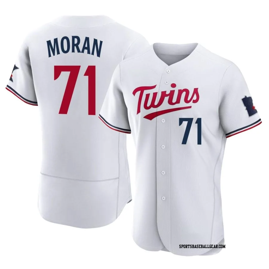 Jovani Moran Men's Minnesota Twins White Authentic Home Jersey