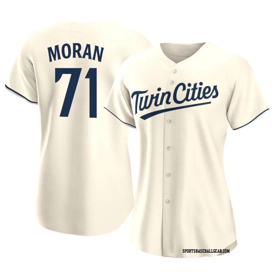 Jovani Moran Women's Minnesota Twins Cream Authentic Alternate Jersey