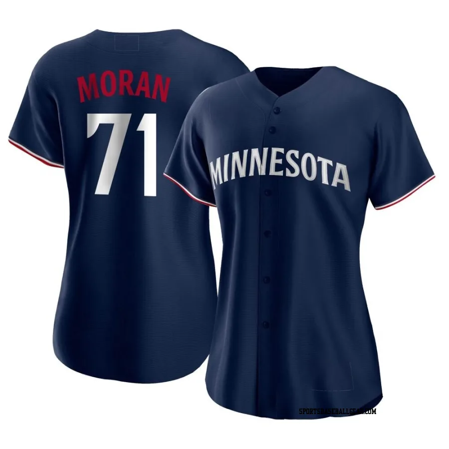 Jovani Moran Women's Minnesota Twins Navy Authentic Alternate Jersey