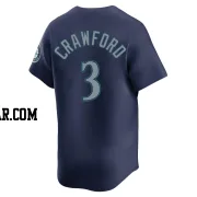 J.P. Crawford Youth Seattle Mariners Navy Limited Road Jersey