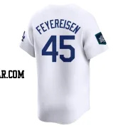 J.P. Feyereisen Men's Los Angeles Dodgers White Limited 2024 World Tour Seoul Series Home Jersey