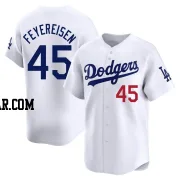 J.P. Feyereisen Men's Los Angeles Dodgers White Limited Home Jersey