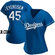 J.P. Feyereisen Women's Los Angeles Dodgers Royal Authentic Alternate Jersey