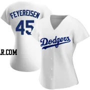 J.P. Feyereisen Women's Los Angeles Dodgers White Authentic Home Jersey