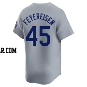 J.P. Feyereisen Youth Los Angeles Dodgers Gray Limited Away Jersey