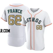 J.P. France Men's Houston Astros Gold Authentic White 2023 Collection Jersey