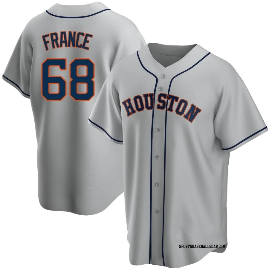 J.P. France Youth Houston Astros Gray Replica Road Jersey