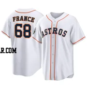 J.P. France Youth Houston Astros White Replica 2022 World Series Home Jersey