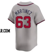 J.P. Martinez Men's Atlanta Braves Gray Limited Away Jersey