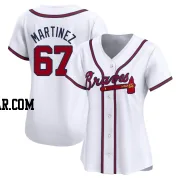 J.P. Martinez Women's Atlanta Braves White Limited Home Jersey