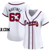 J.P. Martinez Women's Atlanta Braves White Limited Home Jersey