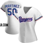 J.P. Martinez Women's Texas Rangers White Authentic Home 2023 World Series Champions Jersey