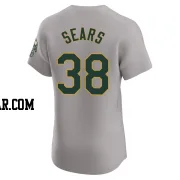 JP Sears Men's Oakland Athletics Gray Elite Road Jersey