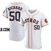 J.R. Richard Men's Houston Astros White Authentic 2022 World Series Champions Home Jersey