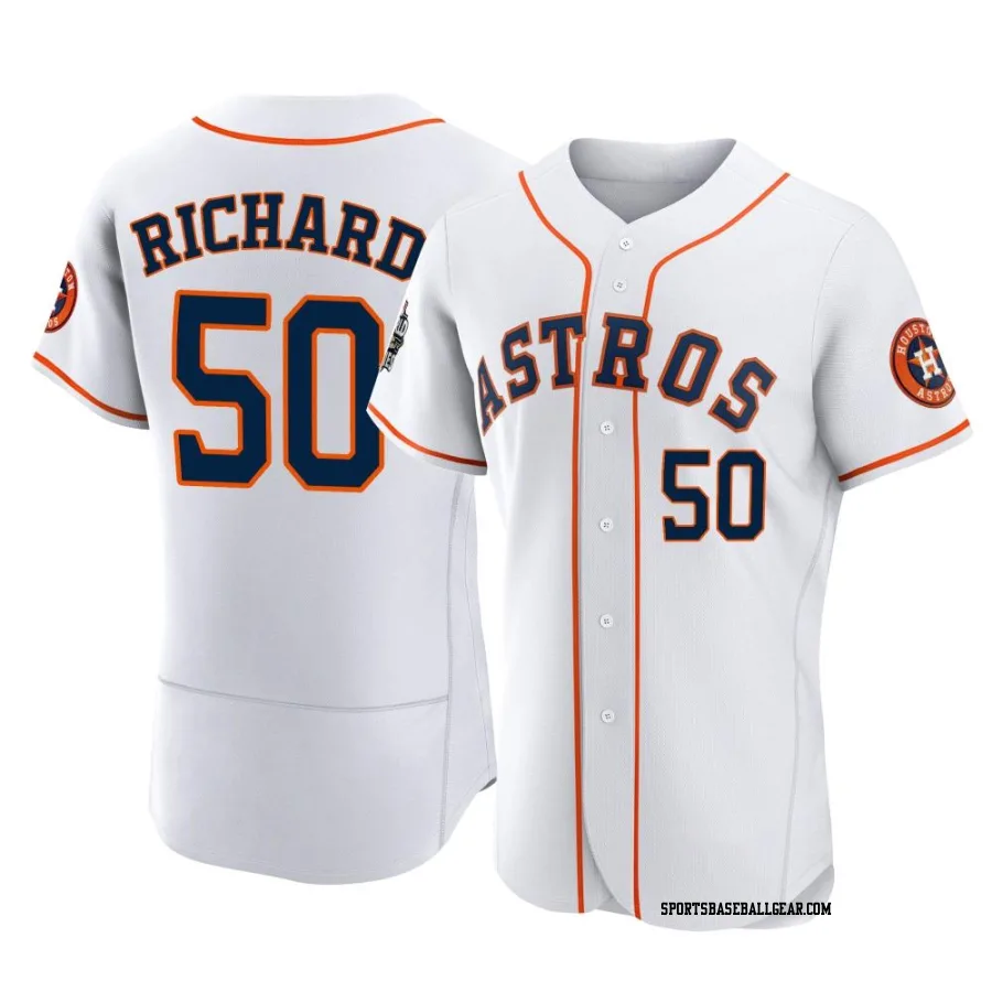 J.R. Richard Men's Houston Astros White Authentic 2022 World Series Home Jersey