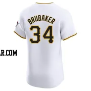 JT Brubaker Men's Pittsburgh Pirates White Elite Home Jersey