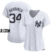 JT Brubaker Women's New York Yankees White Limited Yankee Home Jersey