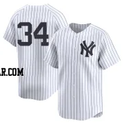 JT Brubaker Youth New York Yankees White Limited Yankee Home 2nd Jersey