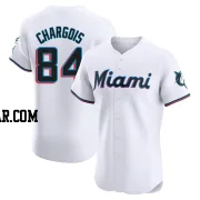 JT Chargois Men's Miami Marlins White Elite Home Jersey