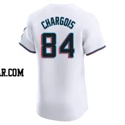 JT Chargois Men's Miami Marlins White Elite Home Jersey