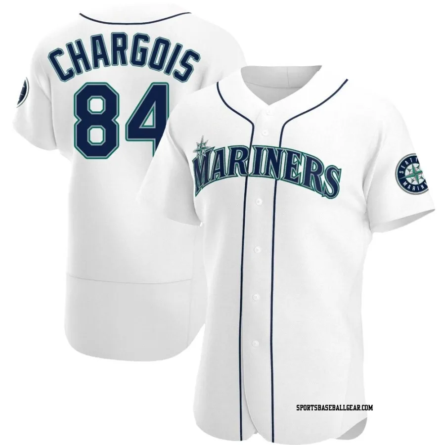 JT Chargois Men's Seattle Mariners White Authentic Home Jersey